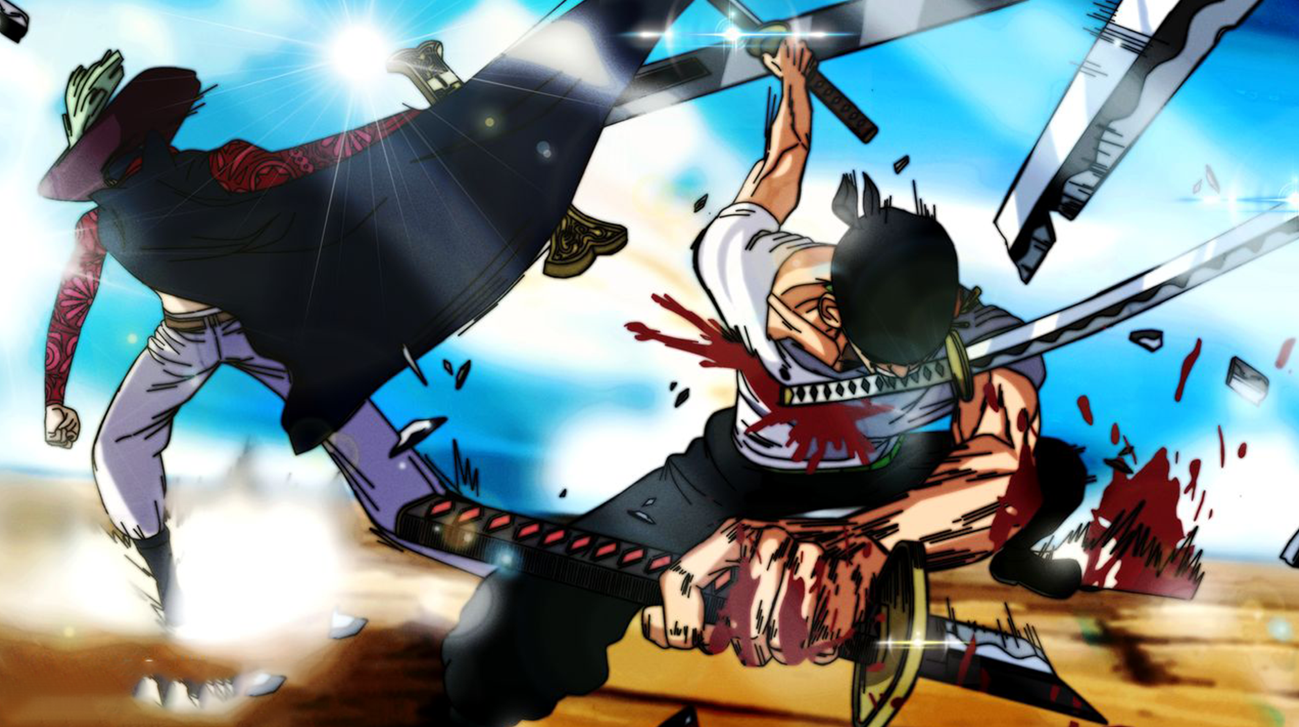 海贼王 女剑士-海贼王：能让鹰眼认真对战的剑士们，没想到还有位海军的女剑士？