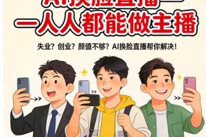 (17719期)AI换脸直播,人人都能做主播