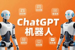 （17982期）智能机器人定制速成课：技术小白30分钟做出ChatGPT机器人，省时间砍成本还能拉生意