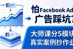 （18174期）怕 Facebook Ads 广告踩坑？大师课分 5 模块教你做广告、搞扩量，还带真实案例抄作业！